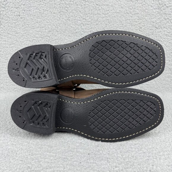 Frye Boots Men 9 Shoe Brown Harness 8R Engineer Leather 87400 Motorcycle Biker 1 - Picture 6 of 11